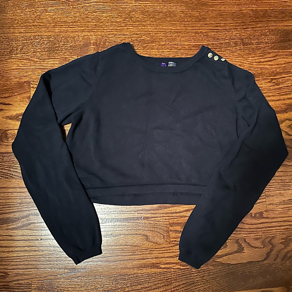 Navy blue half sweater